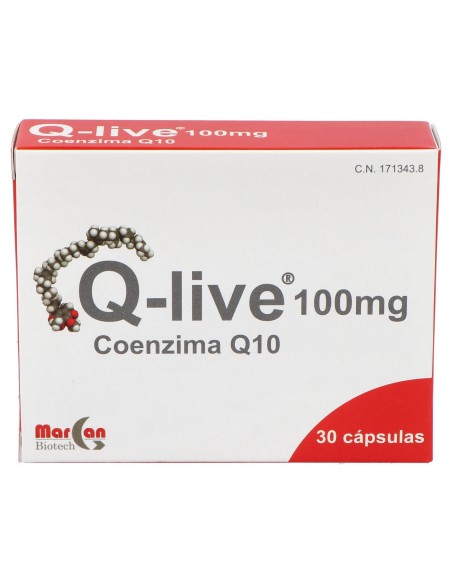 Q-Live Coenzima 100Mg 30Caps