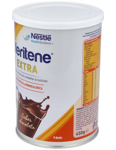 Meritene Extra Chocolate Bote 450Gr.