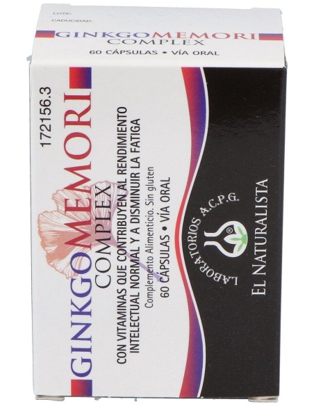 El Naturalista Ginkgo Memori Complex 60Cáps