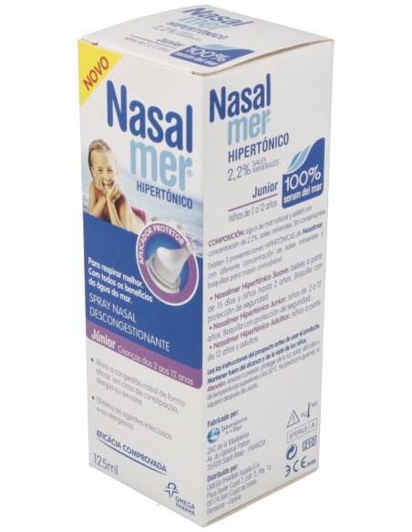 Nasalmer® Spray Nasal Hipertónico Junior 125Ml