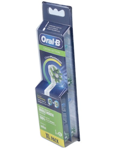 Oral-B Recambios Cross Action Clean Maximiser 6Uds