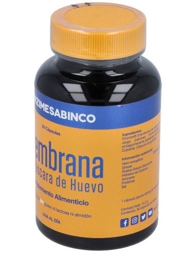 Membrana De Cascara De Huevo 30Cap.