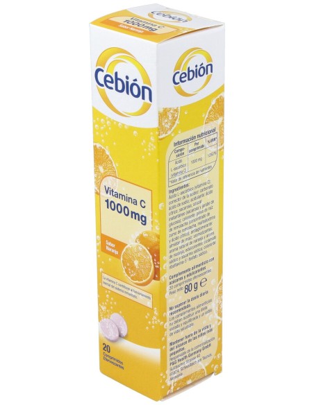 Cebion 20 Comprimidos Efervescentes