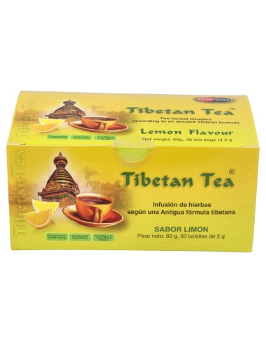 Tibetan Tea Sabor Limón 30 Sobres