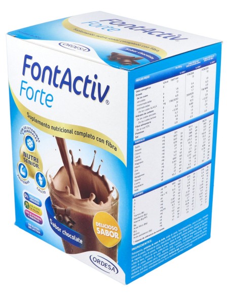 Fontactiv Forte Sabor Chocolate 30G 14 Sobres
