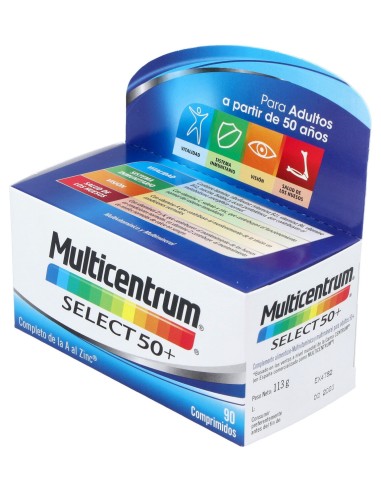 Multicentrum Select 50+ 90 Comprimidos