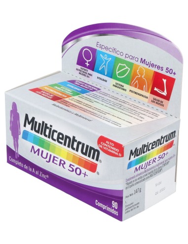 Multicentrum Mujer Select 50+ 90Comp.