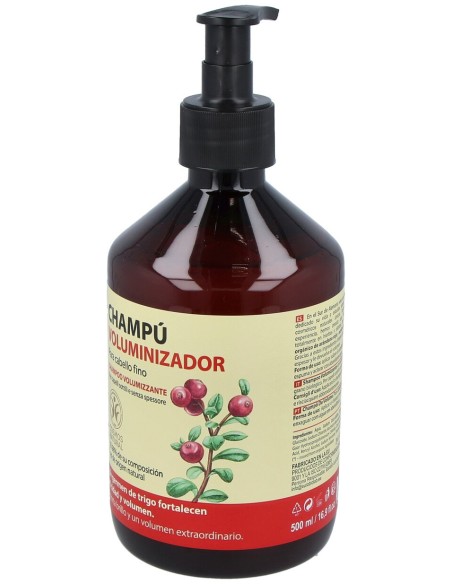 Champu Volumen Trigo Y Arandano Rojo 6Udsx500Ml