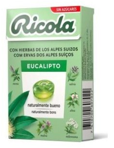 Ricola Eucaliptus Caramelos Sin Azúcar 50G