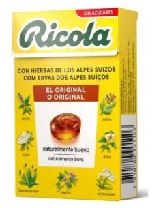 Ricola Hierbas Suizas Caramelos Sin Azúcar 50G