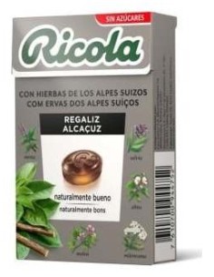 Ricola Regaliz Caramelos Sin Azúcar 50G