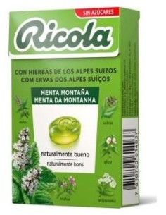 Ricola Menta Montaña Caramelos Sin Azúcar 50G