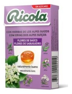 Ricola Flor De Saúco Caramelos Sin Azúcar 50G