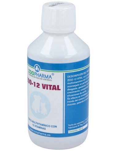 Zoo-12 Vital Perros Y Gatos 250Ml.