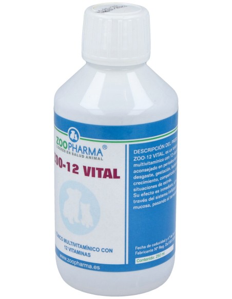 Zoo-12 Vital Perros Y Gatos 250Ml.