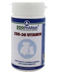 Zoo-30 Vitamins Perros Y Gatos 30Comp