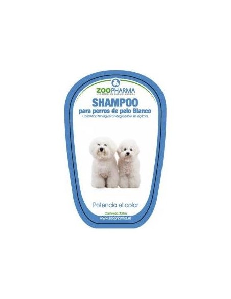 Champu Pelo Blanco Perros 250Ml.