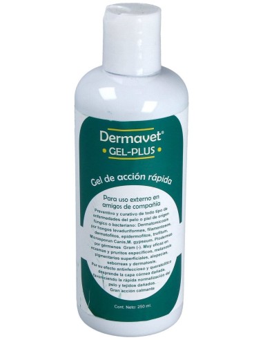 Dermavet Gel-Plus Mascotas 250Ml.