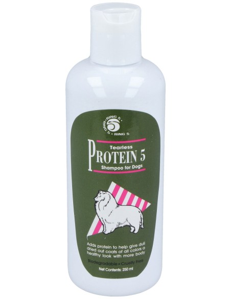 Champu Proteina 5 Perros 250Ml.