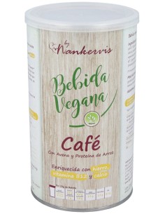 Nankervis Bebida Vegana Café Avena Proteína De Arroz 450G