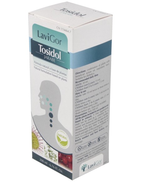 Tosidol Jarabe 200Ml.