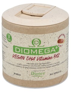 Dioter Diomega Vegan Dha+ Vit B12 30Caps