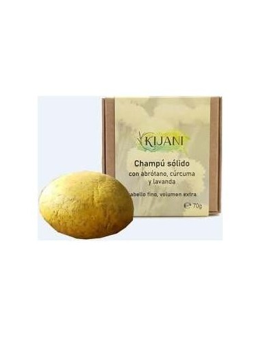 Champu Solido Cabello Fino Curcuma 70Gr.