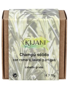 Champu Solido Cabello Graso Romero Y Ortiga 70Gr.