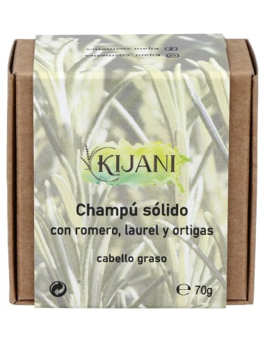 Champu Solido Cabello Graso Romero Y Ortiga 70Gr.