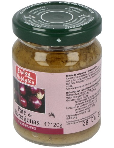 Espiga Biologica Pate Berenjenas Eco 120G