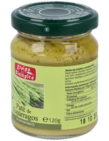 Espiga Biologica Pate Esparragos Eco 120G