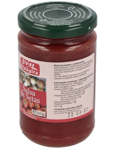 Salsa De Setas 300Gr.Eco Sg Vegan