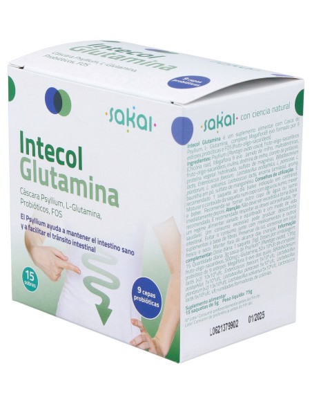Sakai Intecol Glutamina 15 Sobres