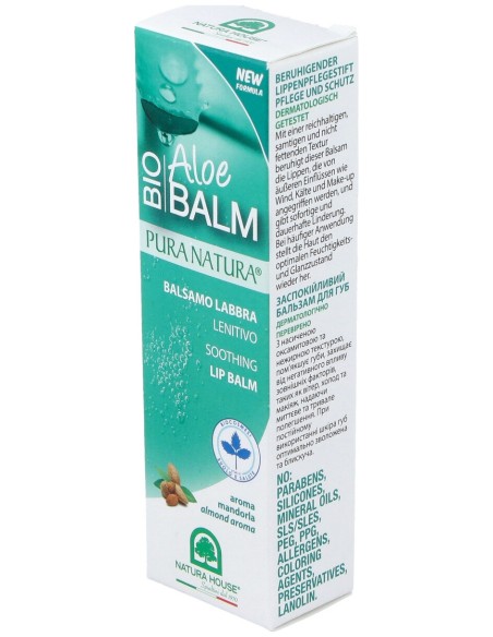 Aloe Balm Bio Almendra Balsamo Labial 10Ml.