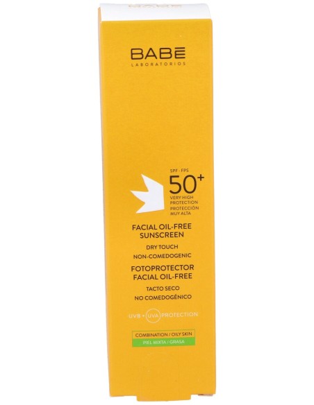 Babé Fotoprotector Facial 50+ Oil Free Tacto Seco 50Ml