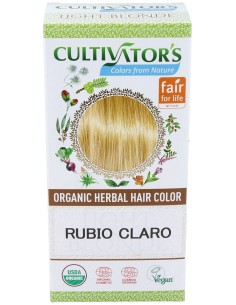 Rubio Claro Tinte Organico 100Gr. Ecocert