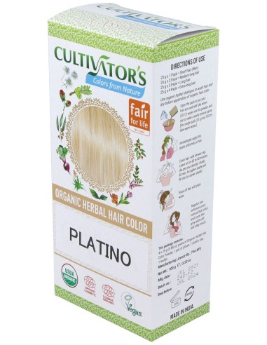 Platino Tinte Organico 100Gr. Ecocert