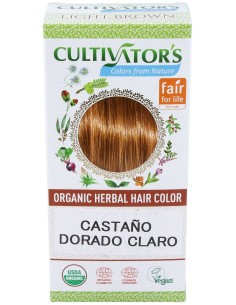 Castaño Dorado Claro Tinte Organico 100Gr. Ecocert