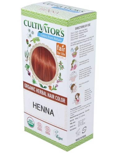 Cultivator'S Henna Tinte Organico 100G