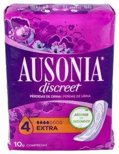 Ausonia Discreet Extra 10 Unidades