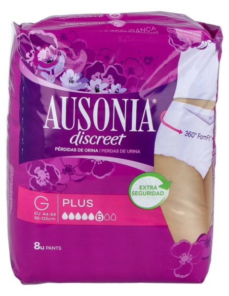 Ausonia Discreet Pants Plus Talla G 8Ud.