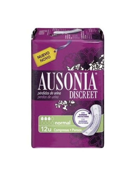 Ausonia Discreet Normal 12 Unidades