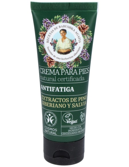Agafia Crema Para Pies Natural Certificada Suavizante 75Ml