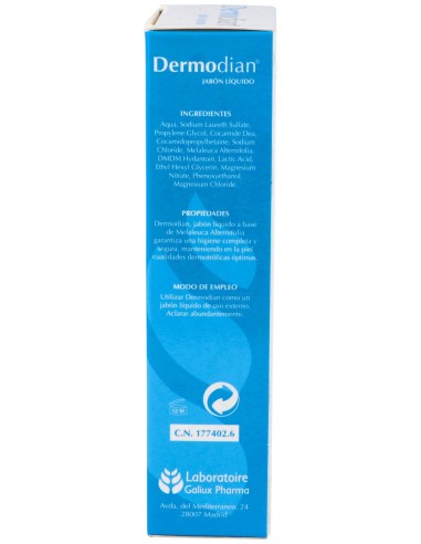 Dermodian Jabon Liquido 200 Ml