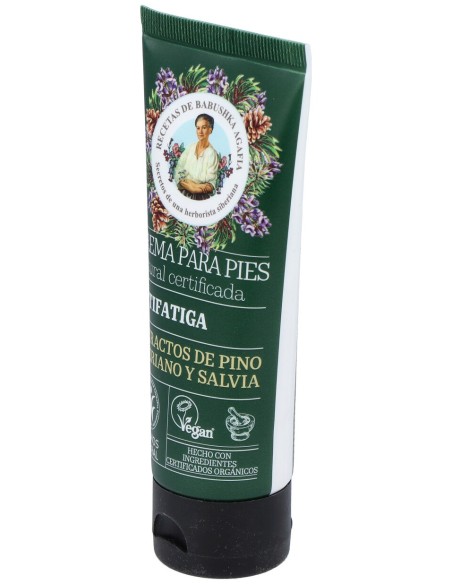 Agafia Crema Para Pies Natural Certificada Suavizante 75Ml