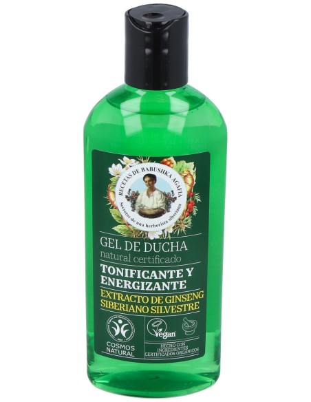 Agafiagel De Ducha Natural Tonificante Y Energizante 260Ml