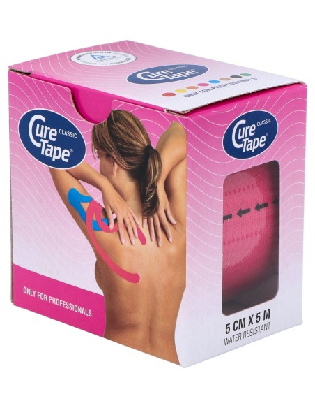 Cure Tape Rosa Vendaje Neuromuscular (5Cm X 5M)