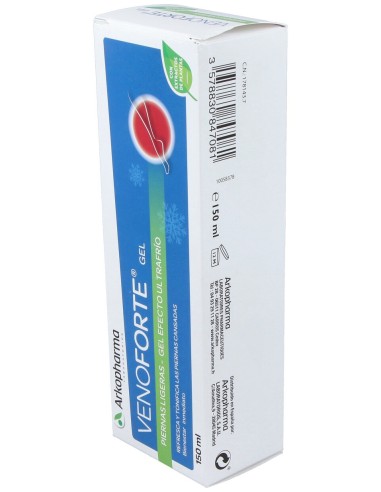 Venoforte Gel Piernas Efecto Frio 150Ml.