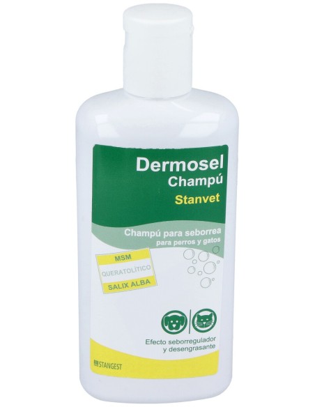 Champu Dermosel Perros Y Gatos 250Ml.