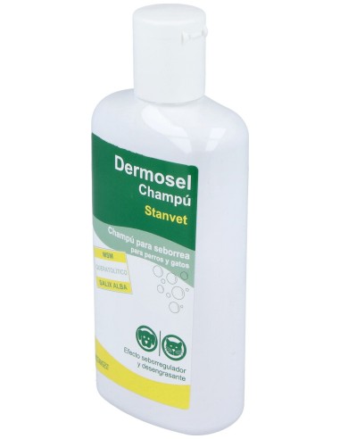 Champu Dermosel Perros Y Gatos 250Ml.